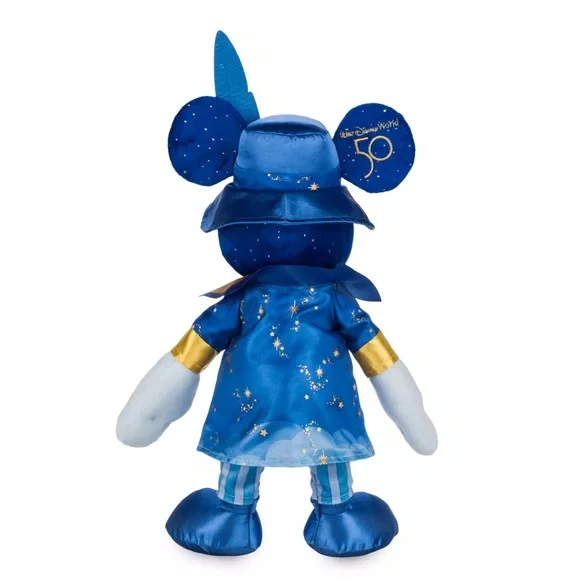 Disney 50th Anniversary Main Attraction Peter Pan Flight Mickey Plush & Ears Set - Picture 5 of 8
